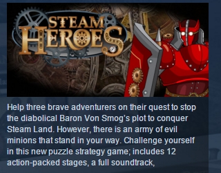 Steam Heroes  ( Steam Key / Region Free ) GLOBAL ROW