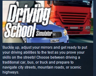 Driving School Simulator STEAM KEY REGION FREE GLOBAL