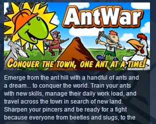 Ant War: Domination ( Steam Key / Region Free ) GLOBAL