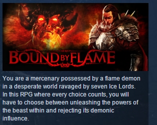 Bound By Flame ( Steam Key / Region Free ) GLOBAL ROW
