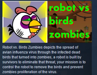 Robot vs Birds Zombies ( Steam Key / Region Free ) ROW
