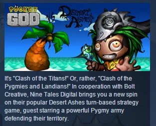 Pocket God vs Desert Ashes ( Steam Key / Region Free )