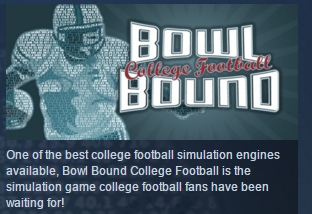 Bowl Bound College Football ( Steam Key / Region Free )
