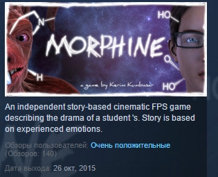 Morphine  ( Steam Key / Region Free ) GLOBAL ROW