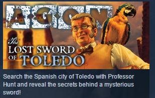 AGON - The Lost Sword of Toledo STEAM KEY GLOBAL ROW