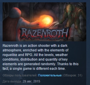 Razenroth ( Steam Key / Region Free ) GLOBAL ROW
