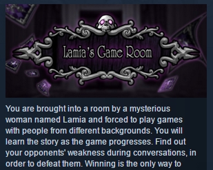 Lamia´s Game Room ( Steam Key / Region Free ) GLOBAL