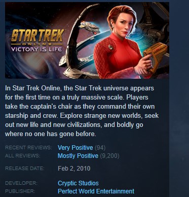 Star Trek Online Dating