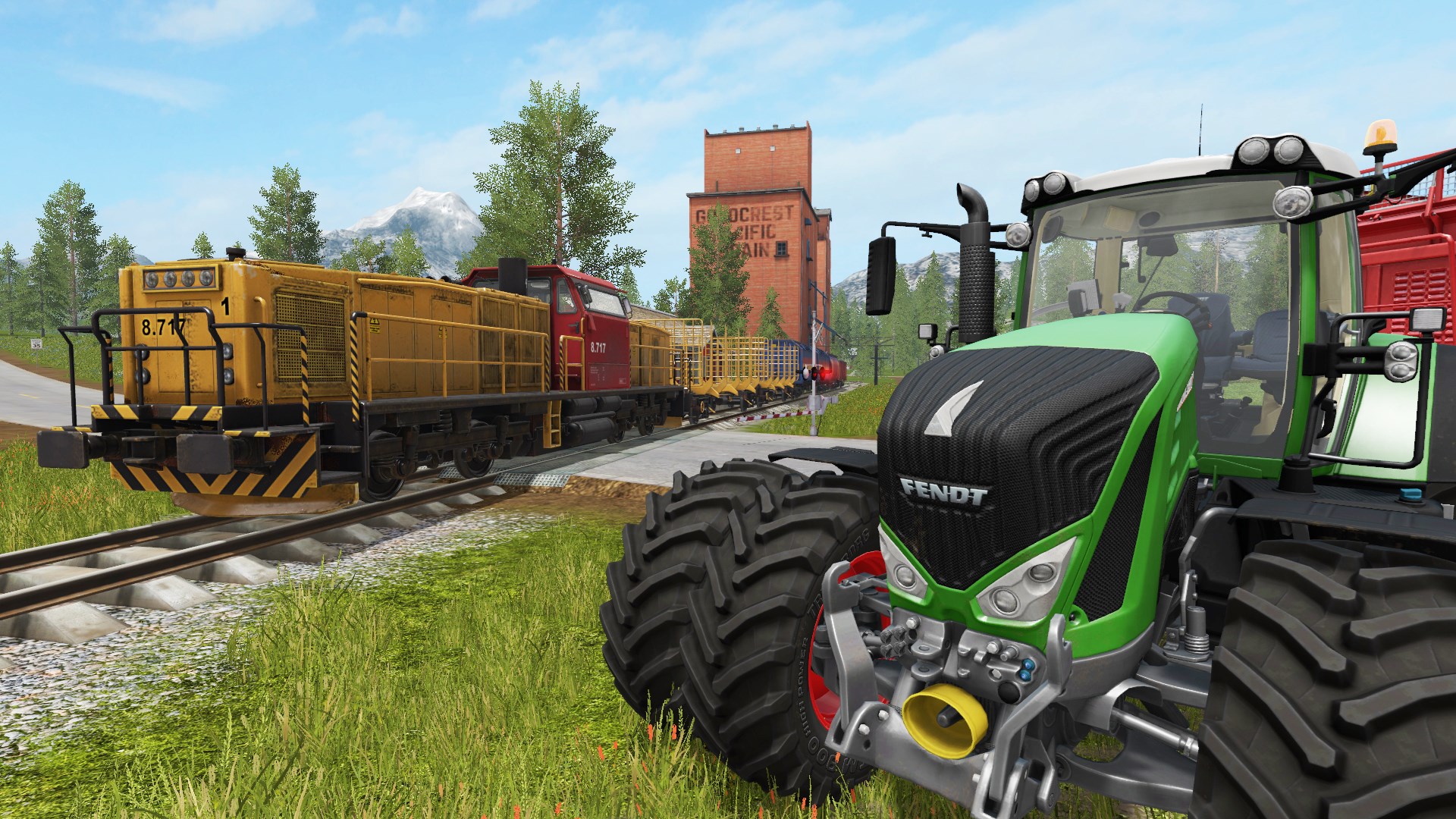 Farming simulator 2017 ru. Farming Simulator. Поезд в фарминг симулятор 2017. Ферма симулятор 17. FS 17 PS 4.