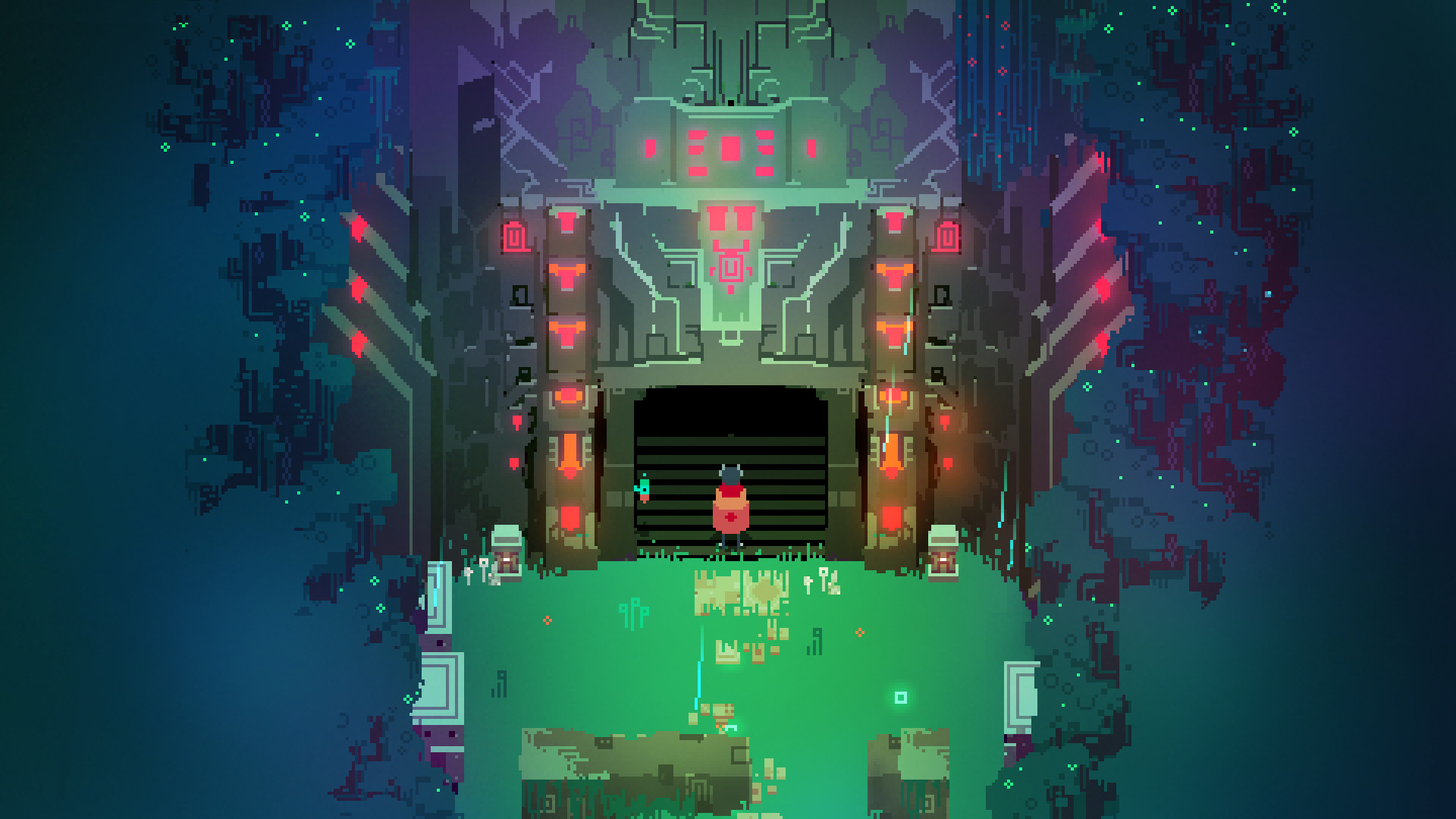 Какие пиксельные игры. Игра Hyper Light Drifter. Hyper Light Drifter дрифтер. Hyper Light Drifter (2016). Hyper Light Drifter 2.