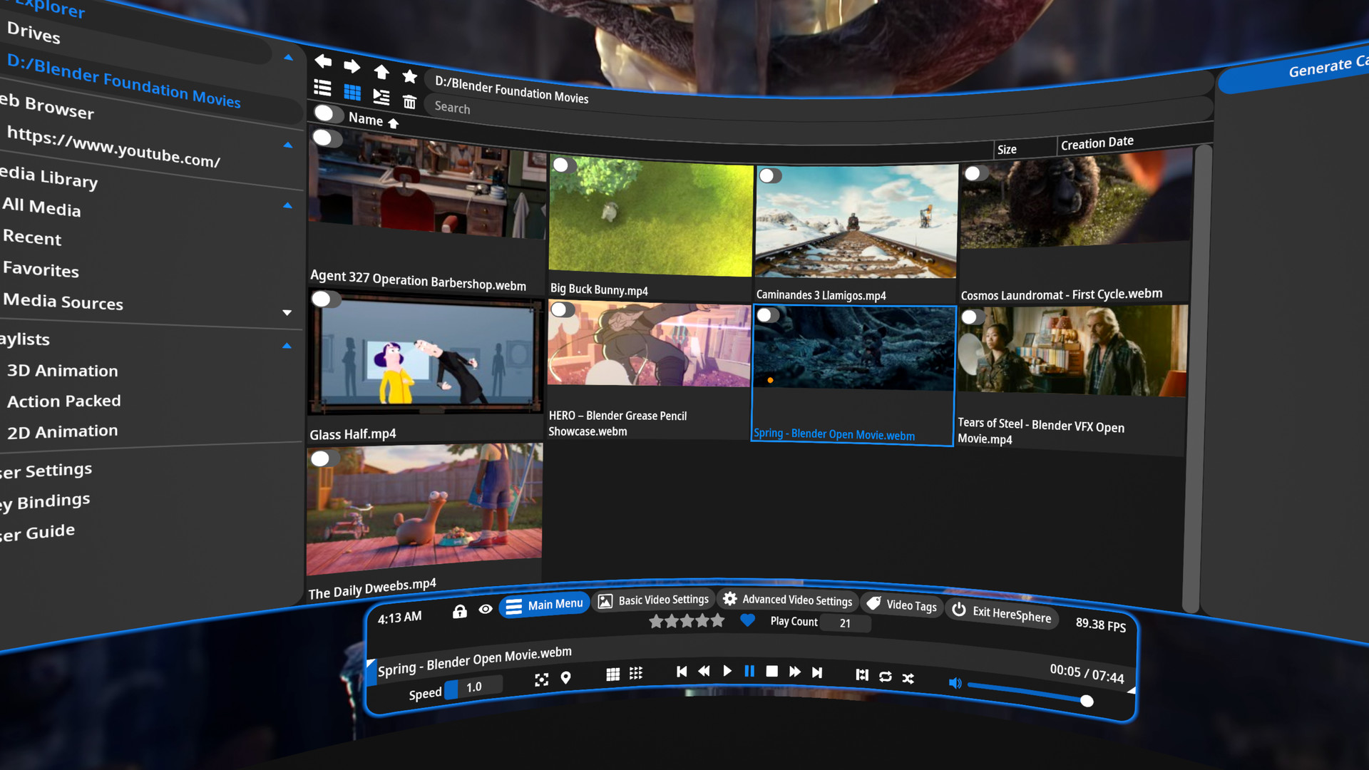 Steam 360 video player фото 3