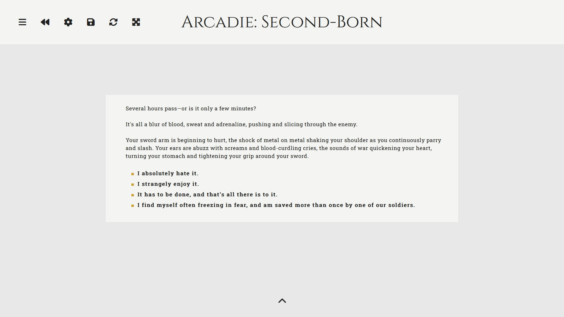 Second born. Arcadie.