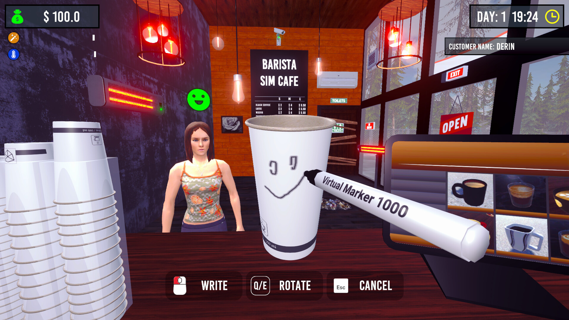 Игра бариста. Симулятор бариста на ПК. Симулятор кофе. Кафе Barista Simulator.