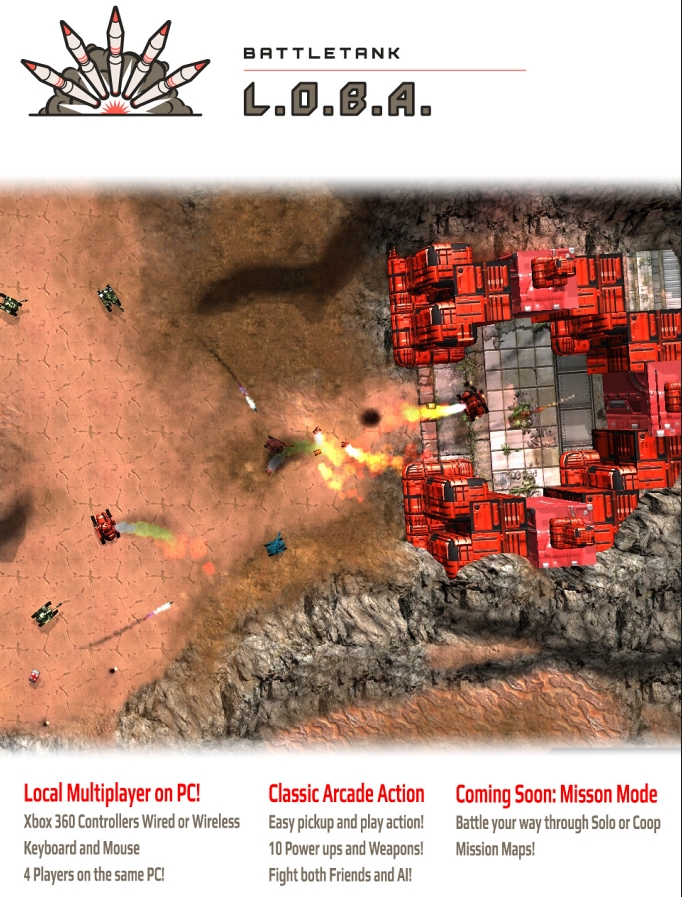 Battletank: L.O.B.A. ( Desura Key / Region Free )