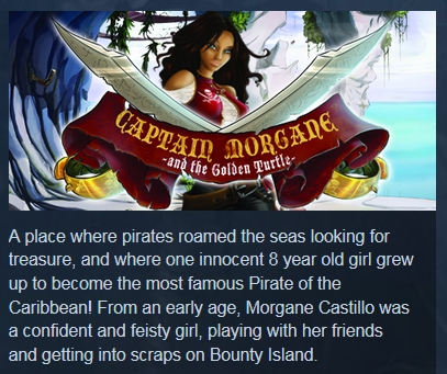 Captain Morgane and the Golden Turtle STEAM KEY ROW