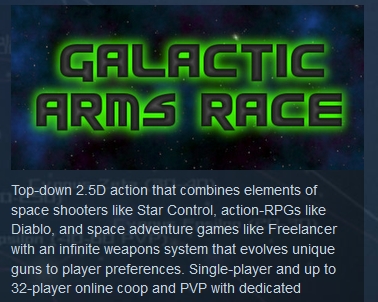 Galactic Arms Race ( Steam Key / Region Free )