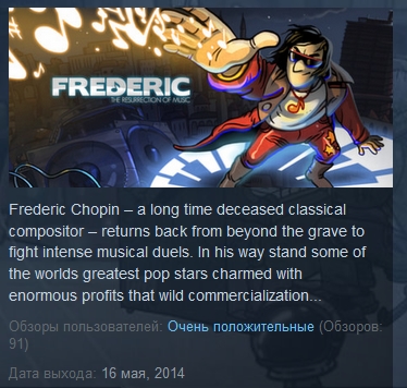 Frederic: Resurrection of Music (STEAM KEY REGION FREE)