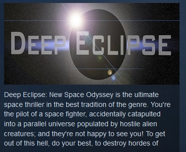 Deep Eclipse: New Space Odyssey ( STEAM / Region Free )