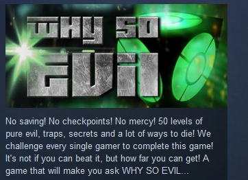 Why So Evil ( Steam Key / Region Free ) GLOBAL ROW