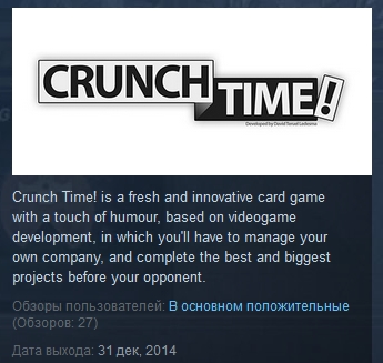 Crunch Time!  ( Steam Key / Region Free )