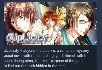 dUpLicity ~Beyond the Lies~ ( Steam Key / Region Free )