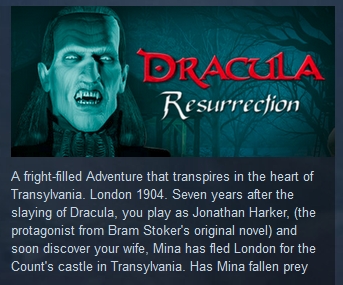 Dracula: The Resurrection ( Steam Key / Region Free )