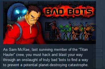 Bad Bots  ( STEAM GIFT / REGION FREE )