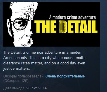 The Detail Episode 1 - Where the Dead Lie ( STEAM KEY )