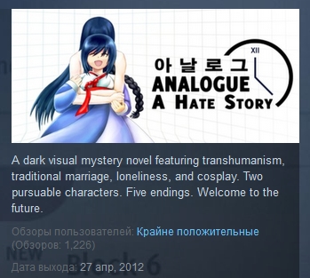 Analogue: A Hate Story Game and Soundtrack Bundle STEAM