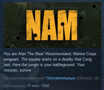 NAM / Napalm ( Steam Key / Region Free ) GLOBAL ROW