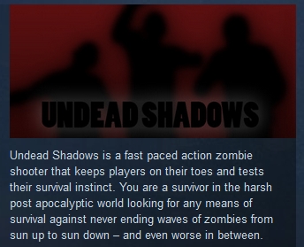 Undead Shadows ( Steam Key / Region Free ) GLOBAL