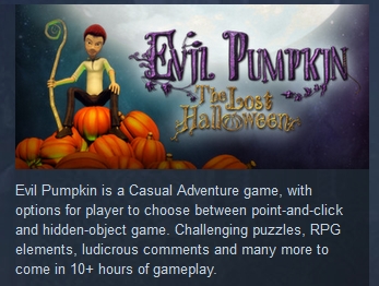 Evil Pumpkin: The Lost Halloween STEAM KEY REGION FREE