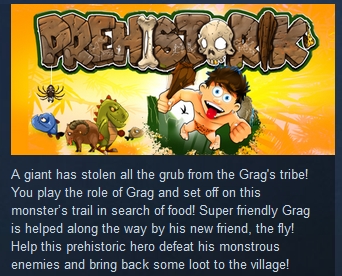 Prehistorik ( Steam Key / Region Free ) GLOBAL ROW