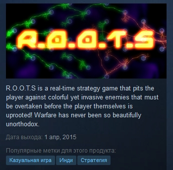 R.O.O.T.S / Roots   ( Steam Key / Region Free )