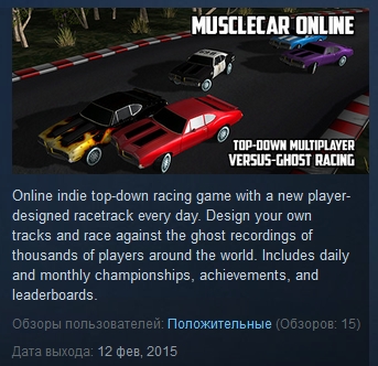 Musclecar Online  ( Steam Key / Region Free )