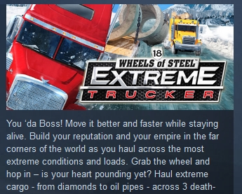 18 Wheels of Steel: Extreme Trucker STEAM KEY REG. FREE