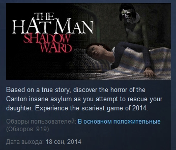 The Hat Man: Shadow Ward ( STEAM GIFT RU + CIS )