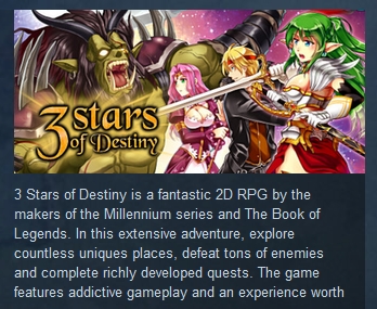 3 Stars of Destiny ( Steam Key / Region Free )