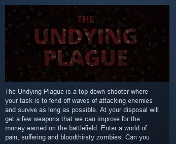 The Undying Plague  ( Steam Key / Region Free )