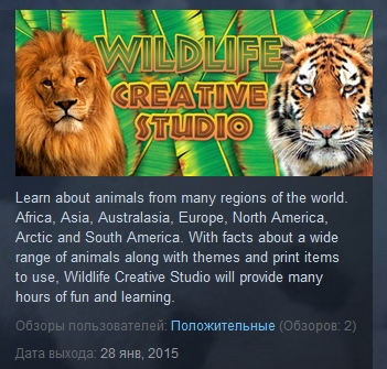 Wildlife Creative Studio   ( Steam Key / Region Free )