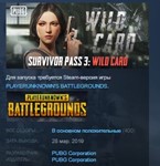 PUBG Survivor Pass 3 Wild Card 💎DLC STEAM KEY ЛИЦЕНЗИЯ