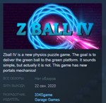 Zball IV STEAM KEY REGION FREE GLOBAL