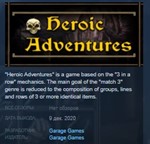 Heroic Adventures STEAM KEY REGION FREE GLOBAL