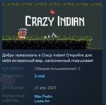 Crazy indian 💎 STEAM KEY REGION FREE GLOBAL