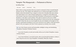 Vampire: The Masquerade — Parliament of Knives * STEAM