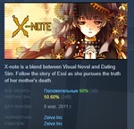 X-note * STEAM KEY REGION FREE GLOBAL+РОССИЯ