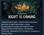 Night is Coming * АВТОДОСТАВКА STEAM РОССИЯ