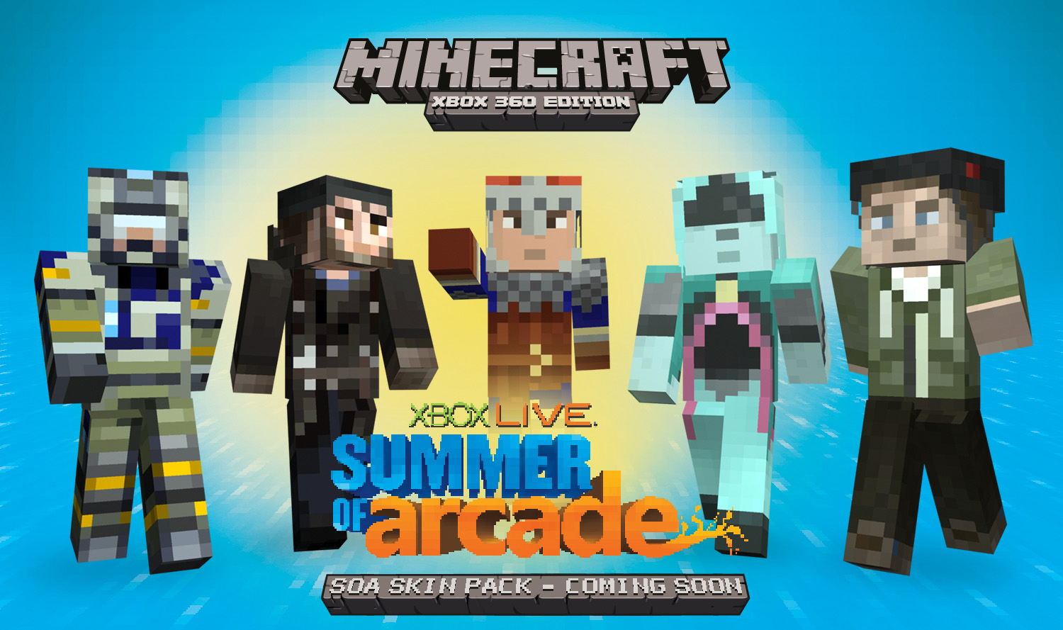 Пакет скинов "Summer Of Arcade" для Minecraft