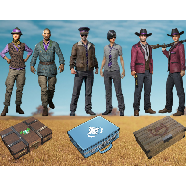Buy Twitch Prime Pubg 3 Sets Crates Jungle Pilot Gunslinger And Download