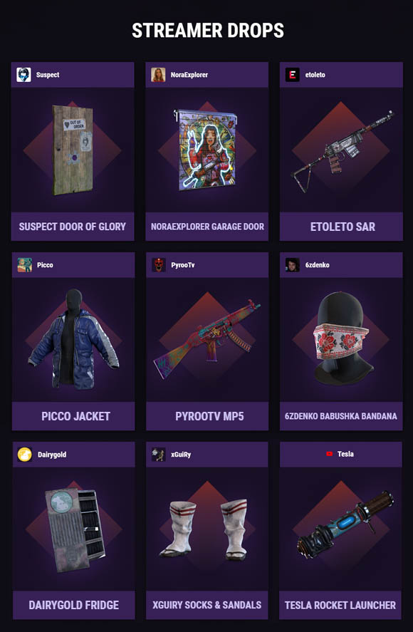 Buy Rust Skins 1 Twitch Drops Round 7 9 Items And Download